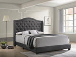 Sonoma Grey Fabric Upholstered King Panel Bed