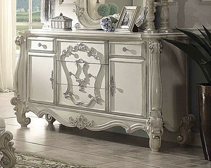 Versailles Bone White Wood Dresser