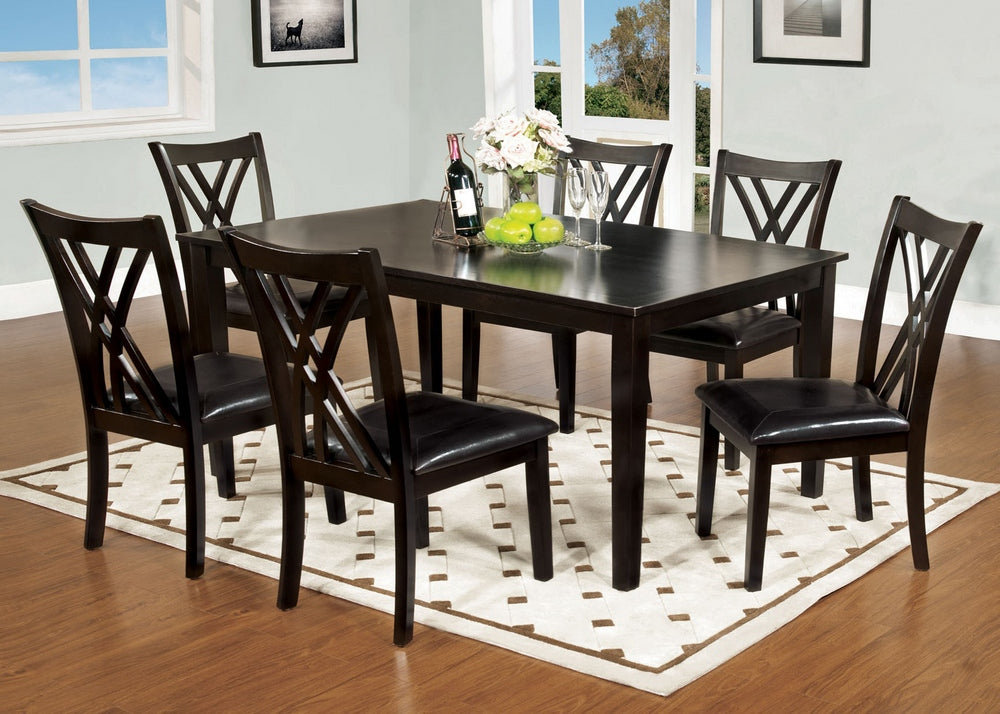 Springhill 7-Pc Espresso Dining Table Set