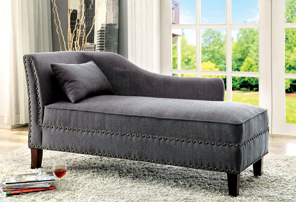 Stillwater Gray Fabric RAF Chaise