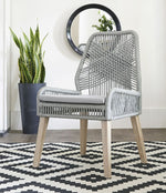 Sundance 2 Grey Rope/Weathered Wash Wood Side Chairs