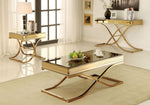 Sundance Brass Metal/Mirror Coffee Table Brass