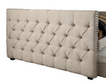 Suzanne Ivory Fabric Full Daybed with Trundle