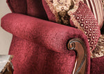 Tabitha Red Fabric Chair