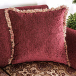 Tabitha Red Fabric Loveseat