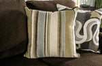 Taliyah Brown Chenille Loveseat