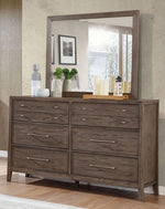 Tawana Warm Gray Wood Dresser