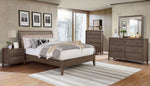 Tawana Warm Gray/Beige Queen Bed (Oversized)