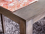 Taylah 7-Pc Weathered Gray Dining Table Set