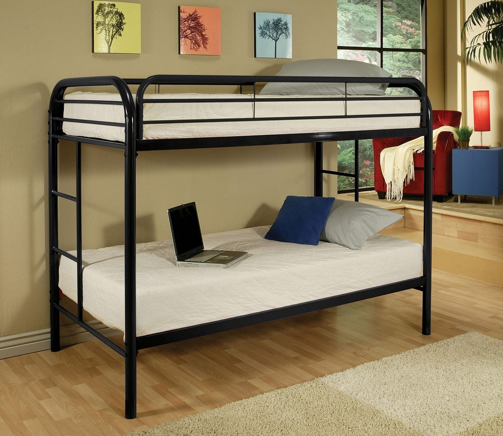 Thomas Black Metal Twin over Twin Bunk Bed