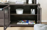 Tienen Gray Solid Wood Entertainment Center