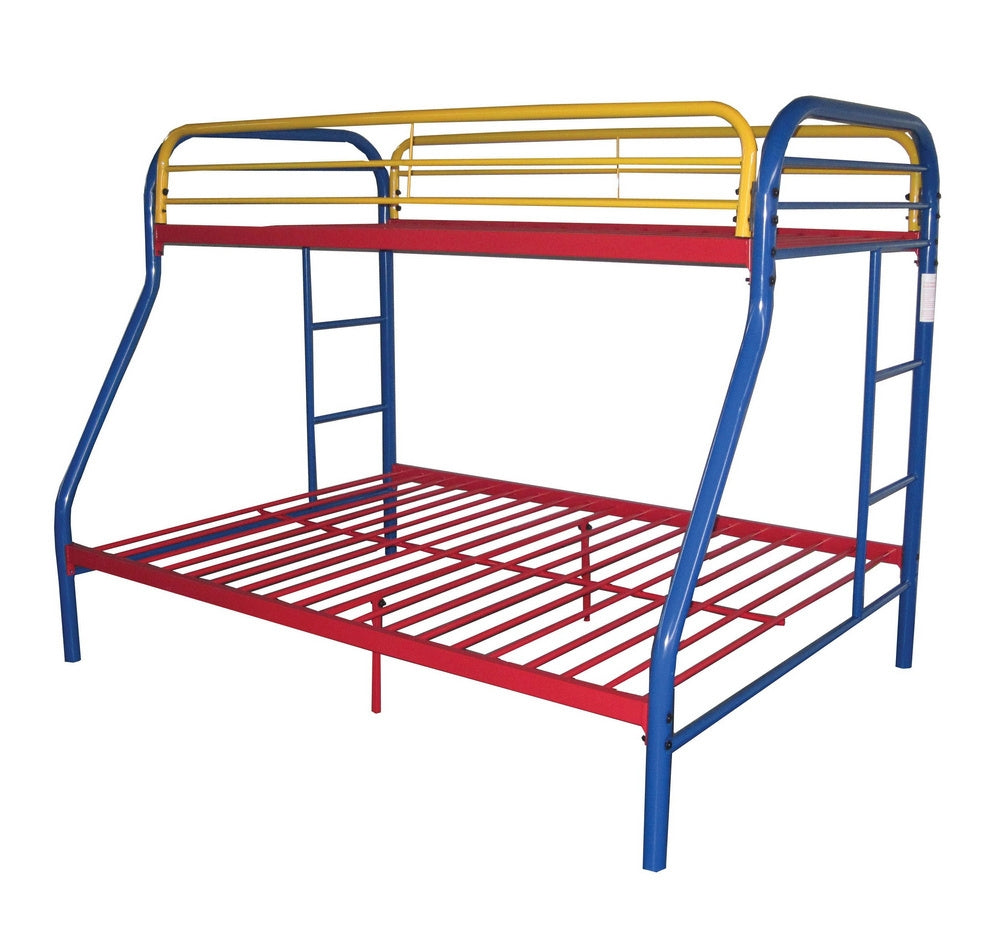 Tritan Rainbow Metal Twin over Full Bunk Bed