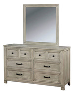 Tywyn Antique White Wood Frame Dresser Mirror