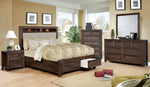 Tywyn Dark Oak Wood Queen Bed