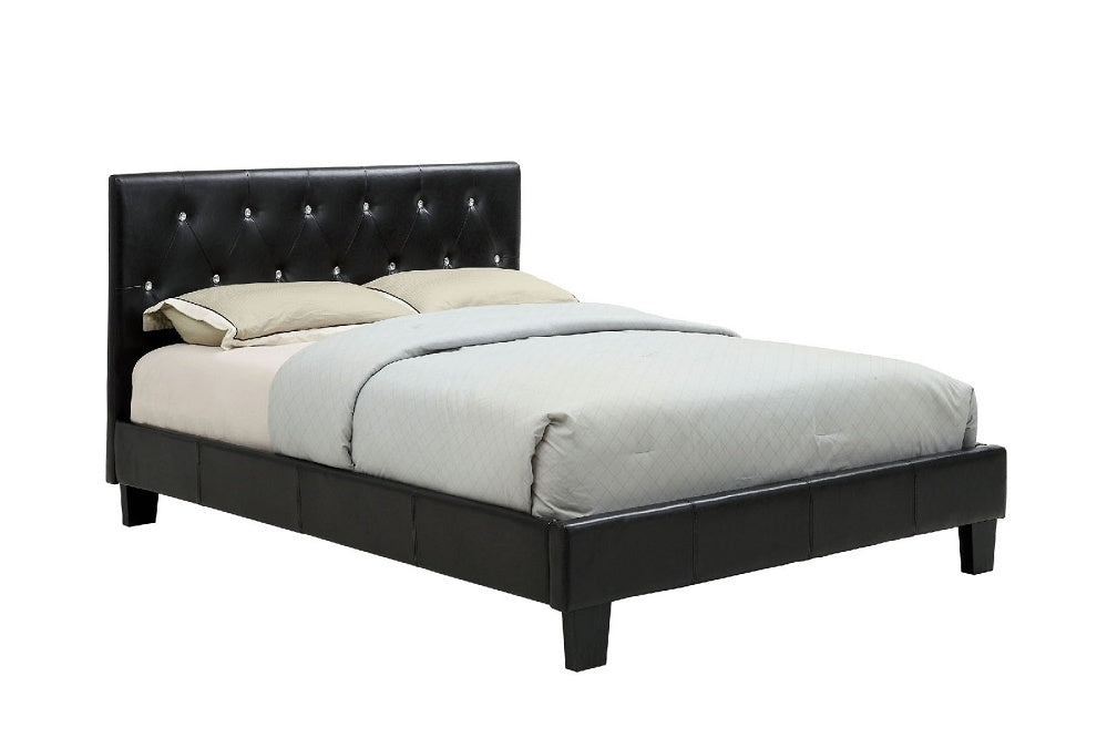 Velen Contemporary Black Queen Bed