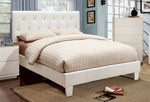 Velen White Cal King Bed (Oversized)