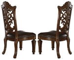 Vendome 2 PU Leather/Cherry Wood Side Chairs