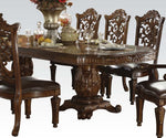 Vendome Cherry Wood Dining Table with Double Pedestal