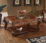 Vendome Cherry Wood Square Coffee Table