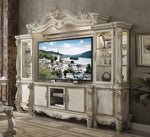 Versailles Bone White Wood TV Console with 3 Doors