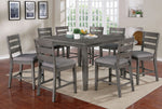 Viana Gray Wood Counter Height Table