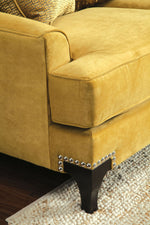 Viscontti Gold Fabric Chair