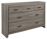 Waldorf Gray Wood 7-Drawer Dresser