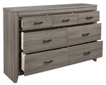 Waldorf Gray Wood 7-Drawer Dresser