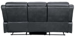 Yerba Dark Gray Manual Recliner Sofa