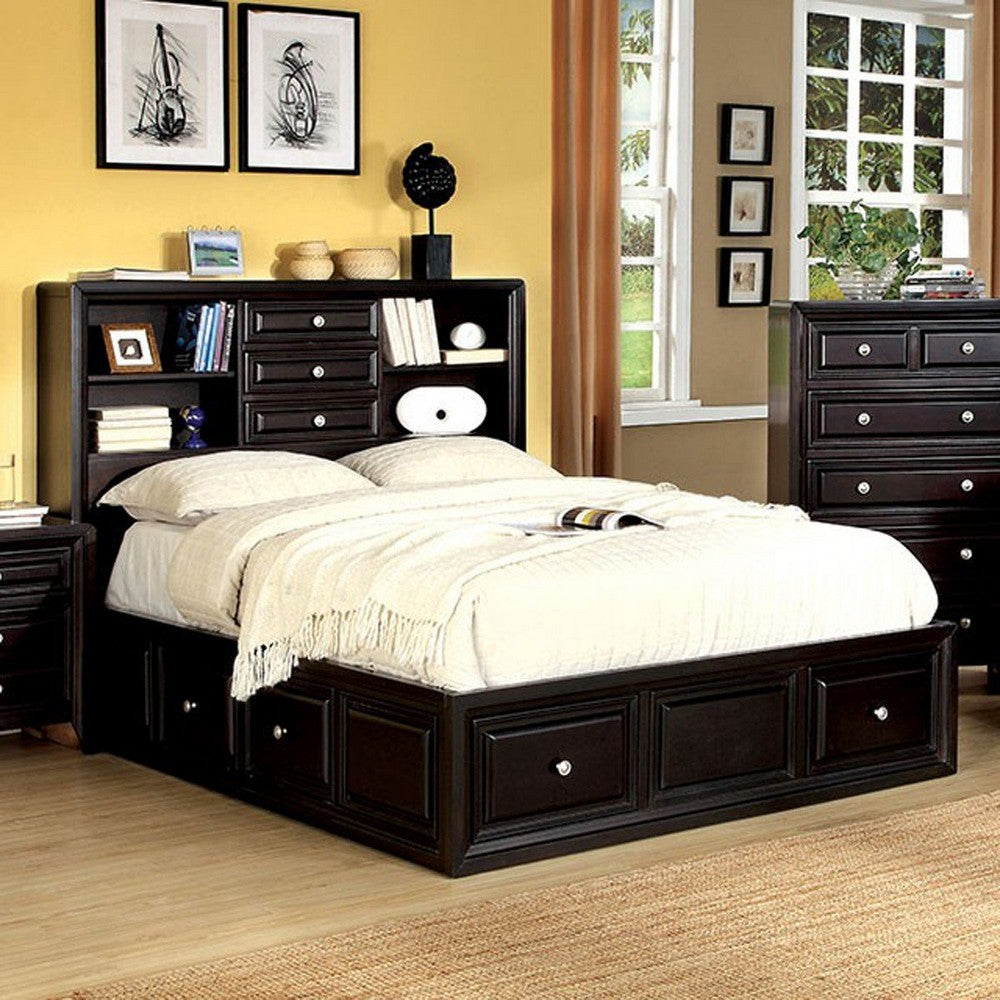 Yorkville Espresso Wood Queen Bed