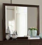 Jamie Walnut Wood Frame Dresser Mirror