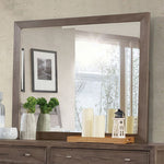 Tawana Warm Gray Wood Frame Dresser Mirror