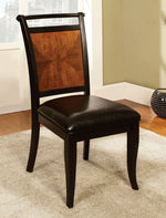 Salida 2 Acacia & Black Side Chairs