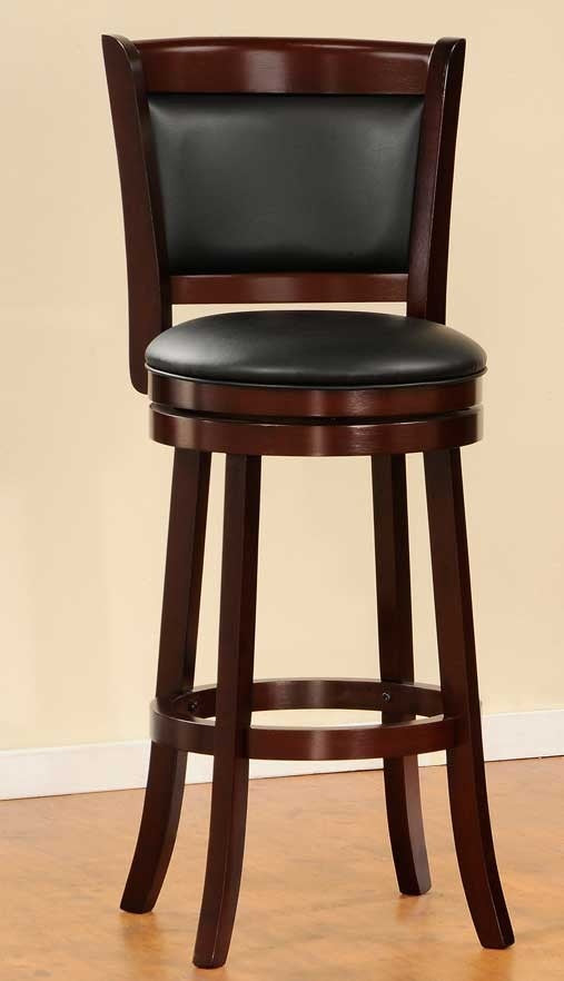 Shapel Cherry Wood Swivel Pub Chair