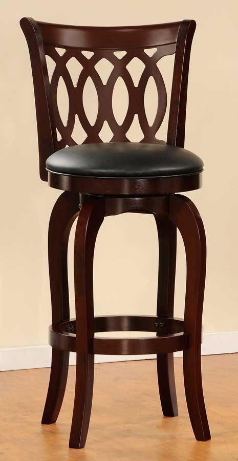 Shapel Cherry Pub Chair with Bi-Cast Vinyl Seat