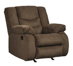 Tulen Chocolate Chenille Manual Rocker Recliner