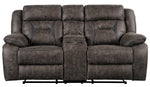 Madrona Hill Brown Microfiber Manual Recliner Loveseat