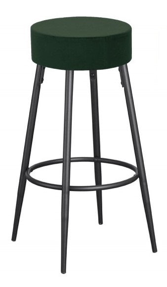 Aruna 2 Green Velvet/Metal Bar Stools