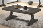 Amy Dove Grey Wood Coffee Table