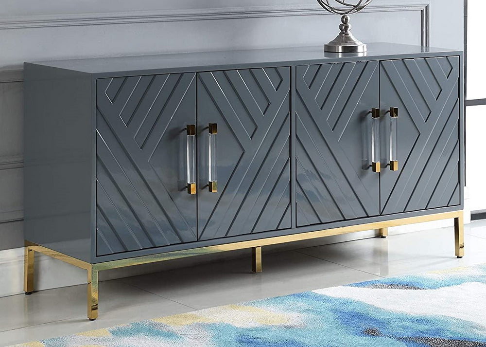 Tamari Grey Wood Sideboard