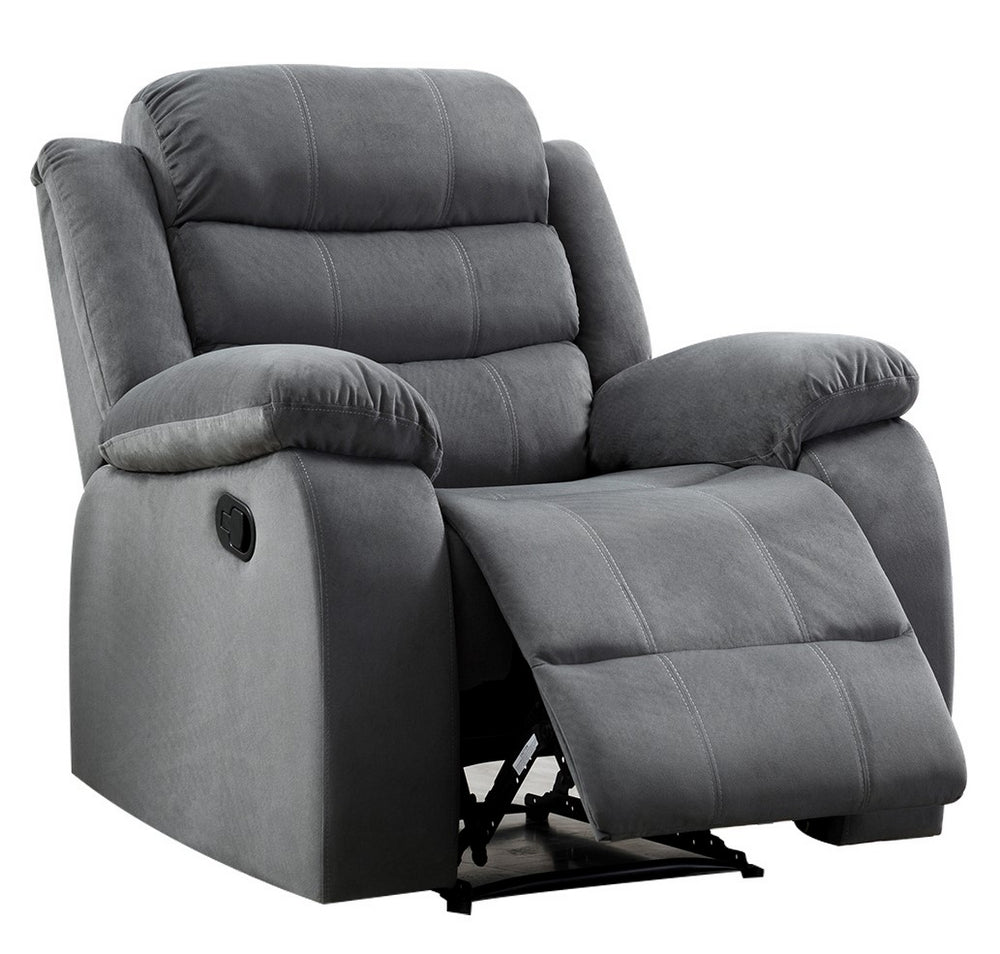 Jim Gray Fabric Manual Recliner