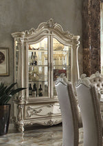 Versailles Bone White Curio Cabinet