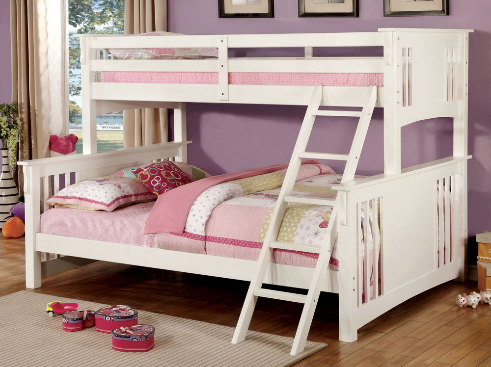 Spring Creek White Twin Xl/Queen Bunk Bed