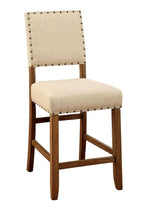 Sania 2 Natural Tone Counter Height Chairs