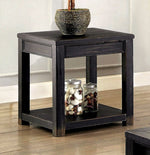 Meadow Antique Black Wood End Table