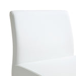 Denmark 2 White Vegan Leather Counter Height Stools