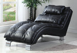 Dilleston Contemporary 3-Pc Black Leatherette Sofa Bedroom Set