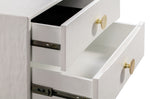 Divine White Wood 2-Drawer Nightstand