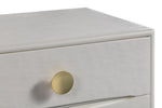 Divine White Wood 5-Drawer Chest