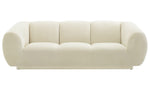 Emmet Cream Velvet Sofa (Oversized)